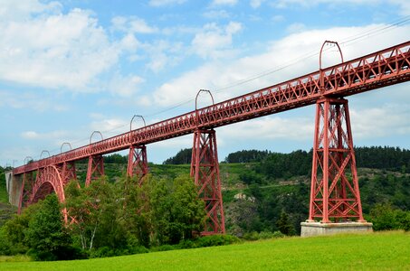Viaduct garabit auvergne photo
