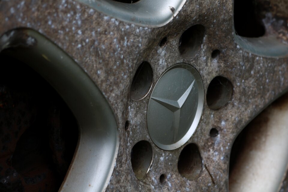 Oxidized scruffy oldtimer
