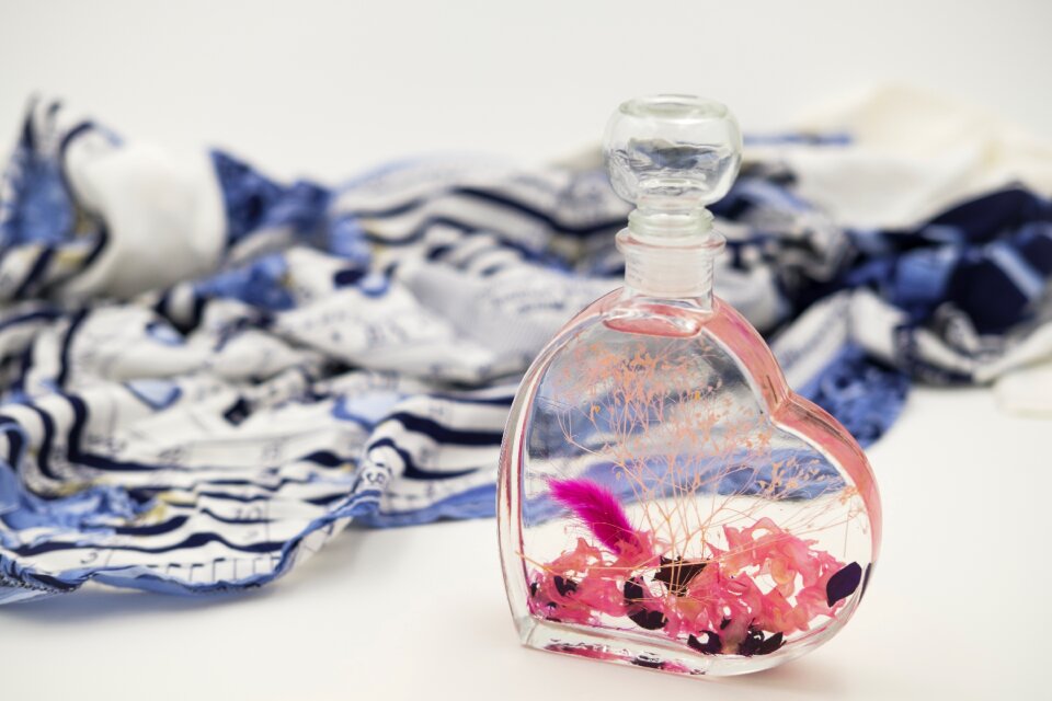 Bath oil bath additive bottle