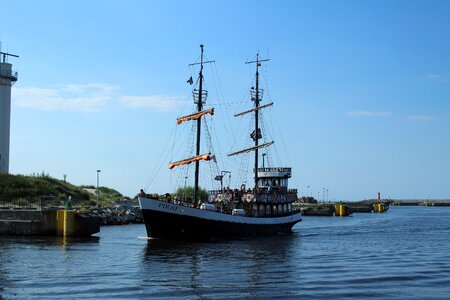 Cruise ship cutter the baltic sea
