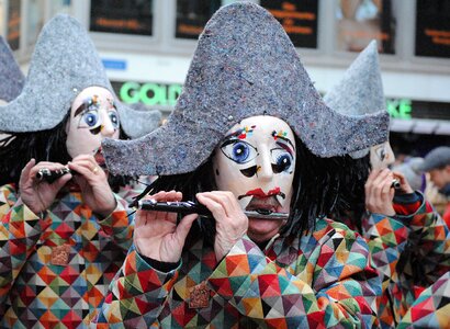 Mask harlequin piccolo