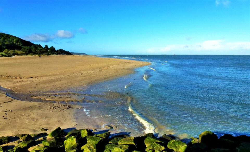 Beach sand ocean side