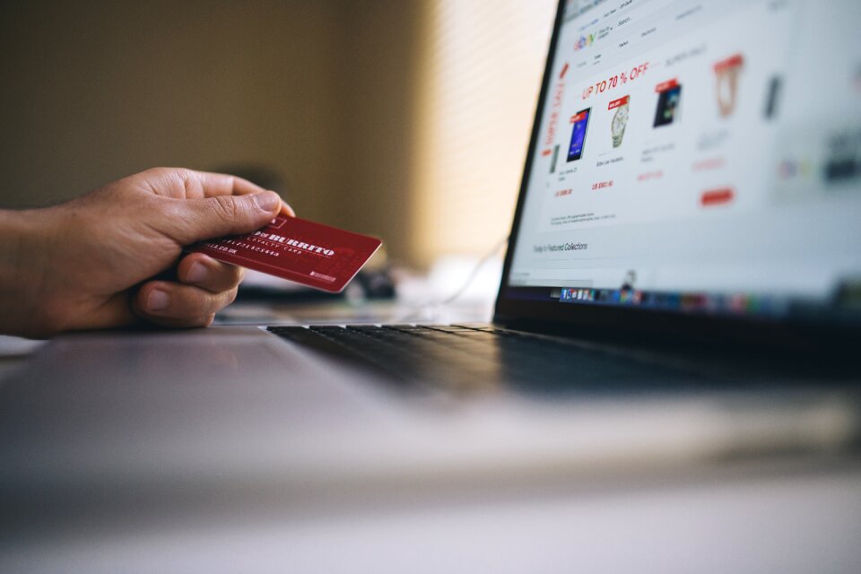 Payment money laptop