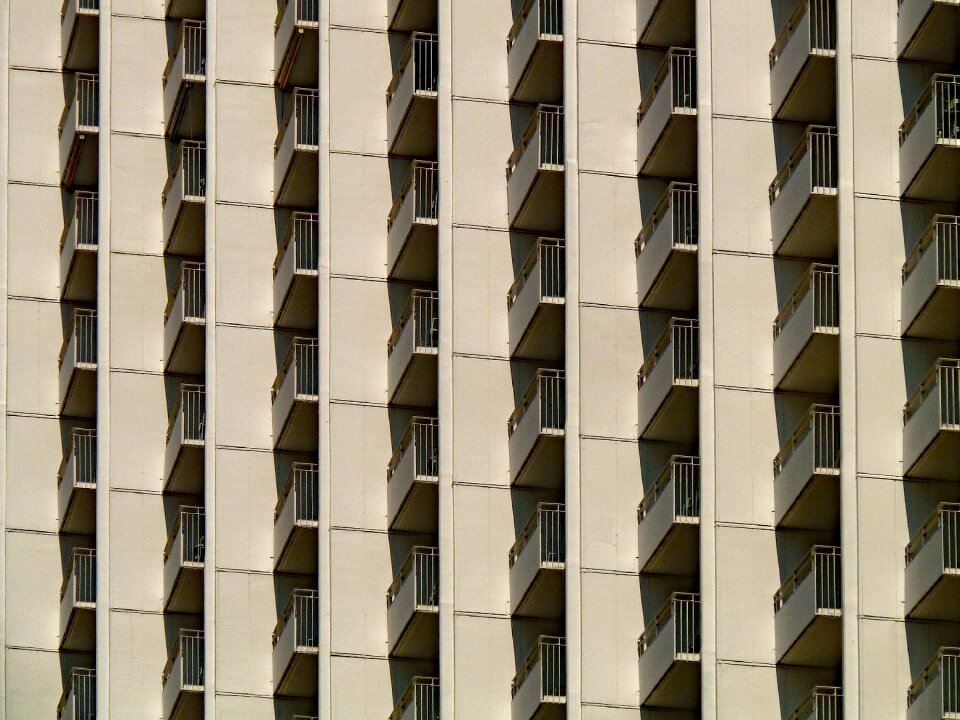 Balconies pattern background