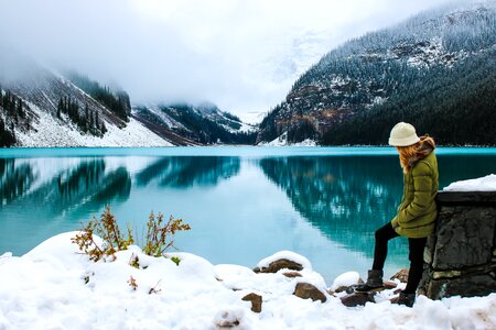 Female hiker adventure