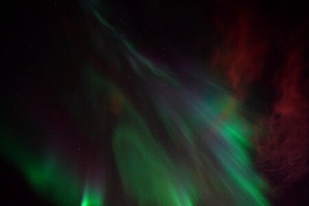 Shining green solar wind