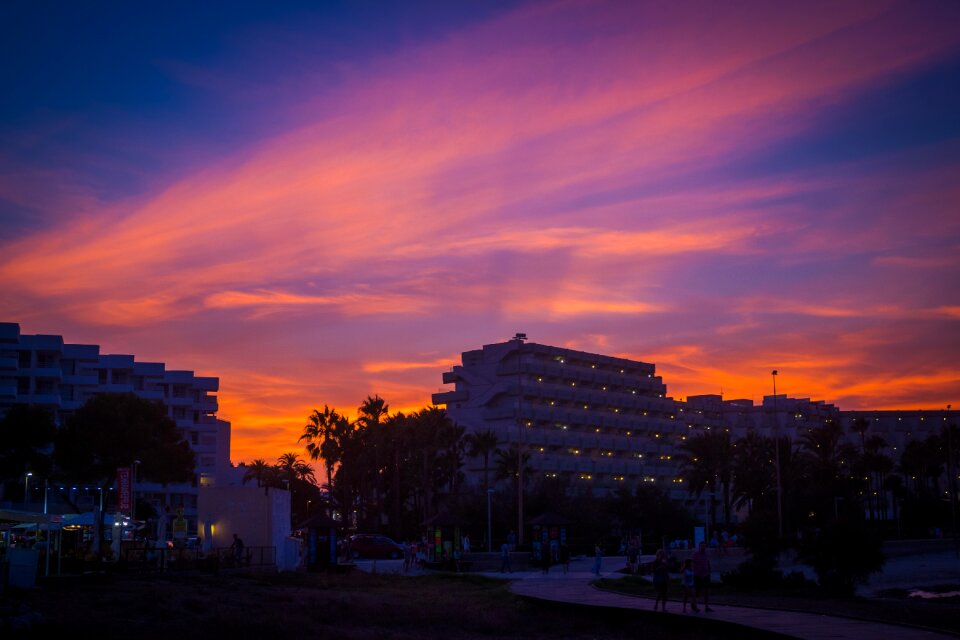 Scenery sky west
