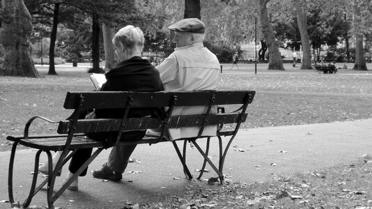 Old folk gray life gray reading