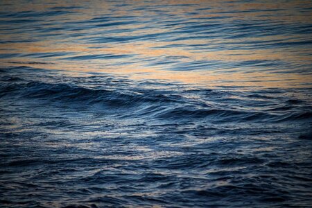 Foam blue sea view