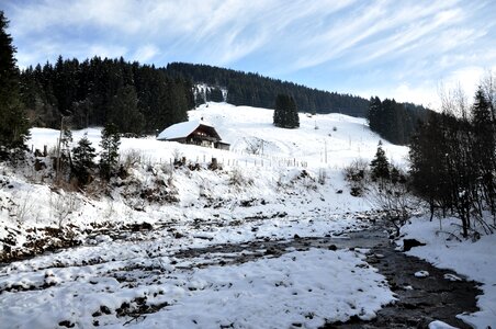 Snow river alpine