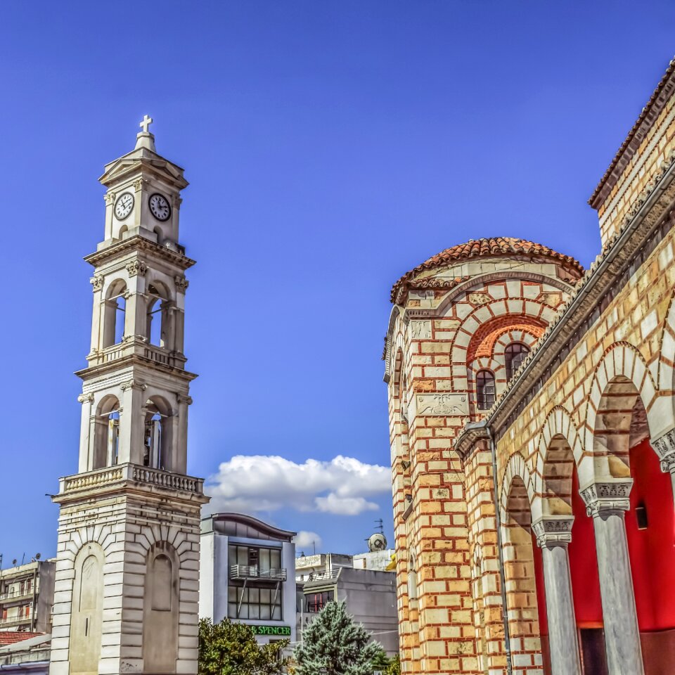 Tower orthodox cathedral
