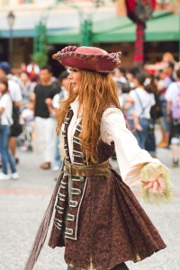 Pirate girl japan portrait