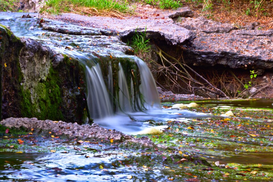 Nature waterfall outdoors