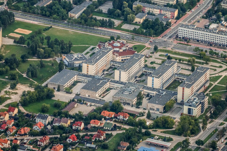 The streets street aerial photo