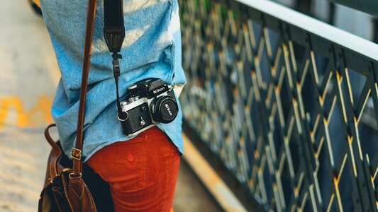 Bag travel photography