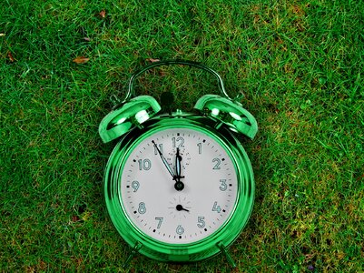 Disaster alarm clock clock