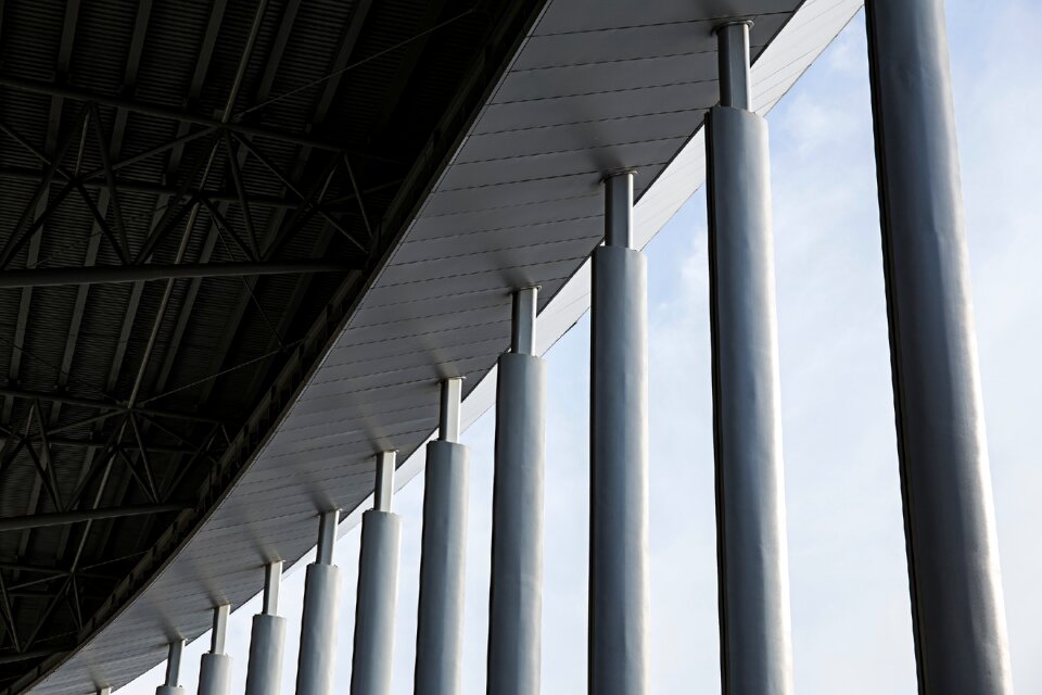 Architecture sky clouds