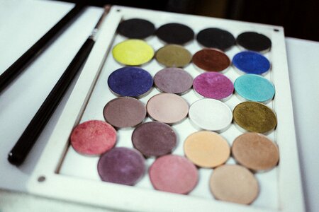 Beauty powder colors