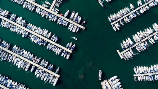 Transportation aerial view