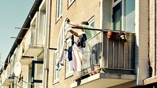 Hang balcony cloth