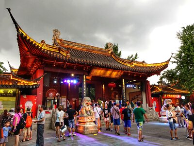 China confucius tourist attraction photo