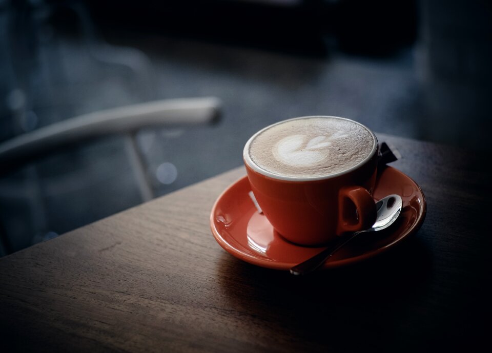 Espresso cup saucer photo