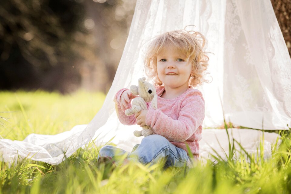 Summer girl toddler