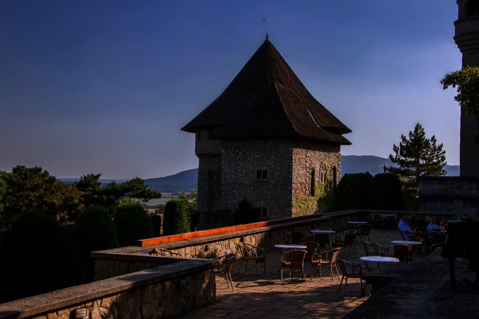 History tower terrace