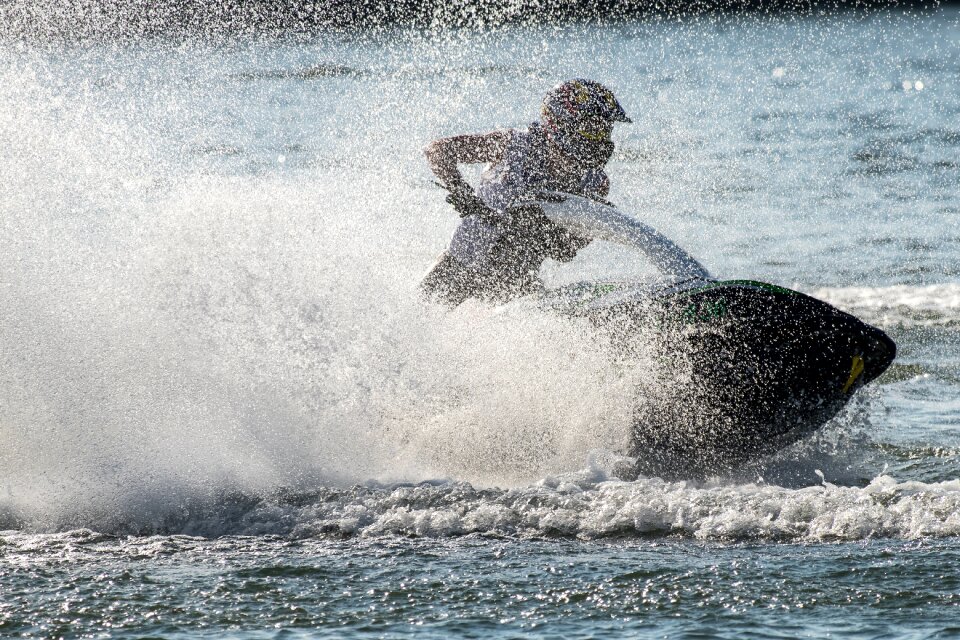 Water sports water vehicles race