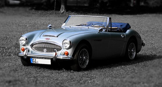 Color splash auto cabriolet