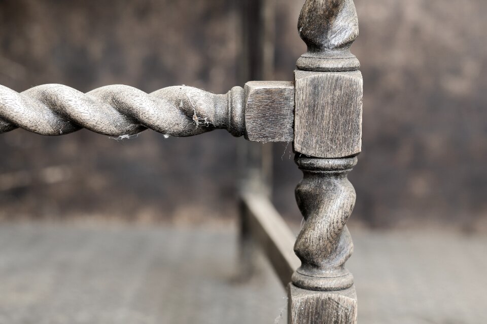 Chair legs dusty weathered oak