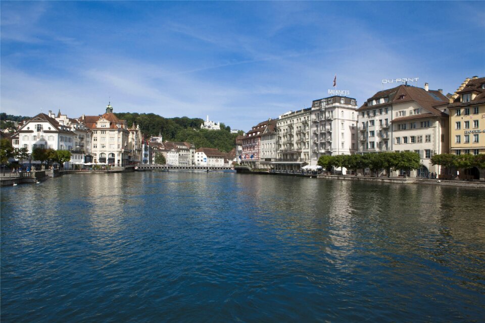 Switzerland lucerne lake photo