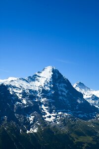 Switzerland the alps snow mountain photo