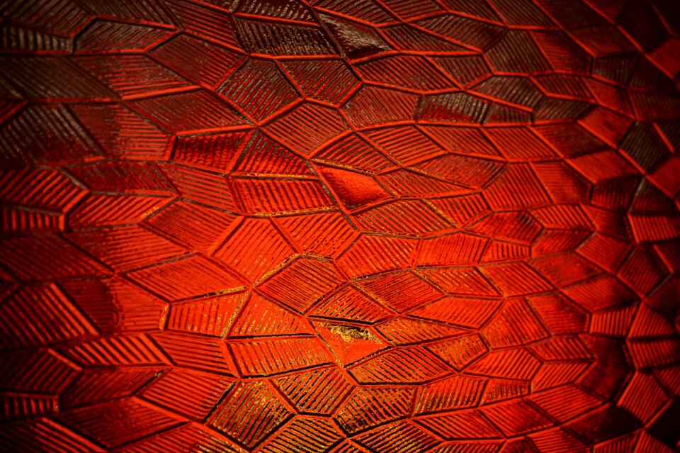 Ruby golden abstract