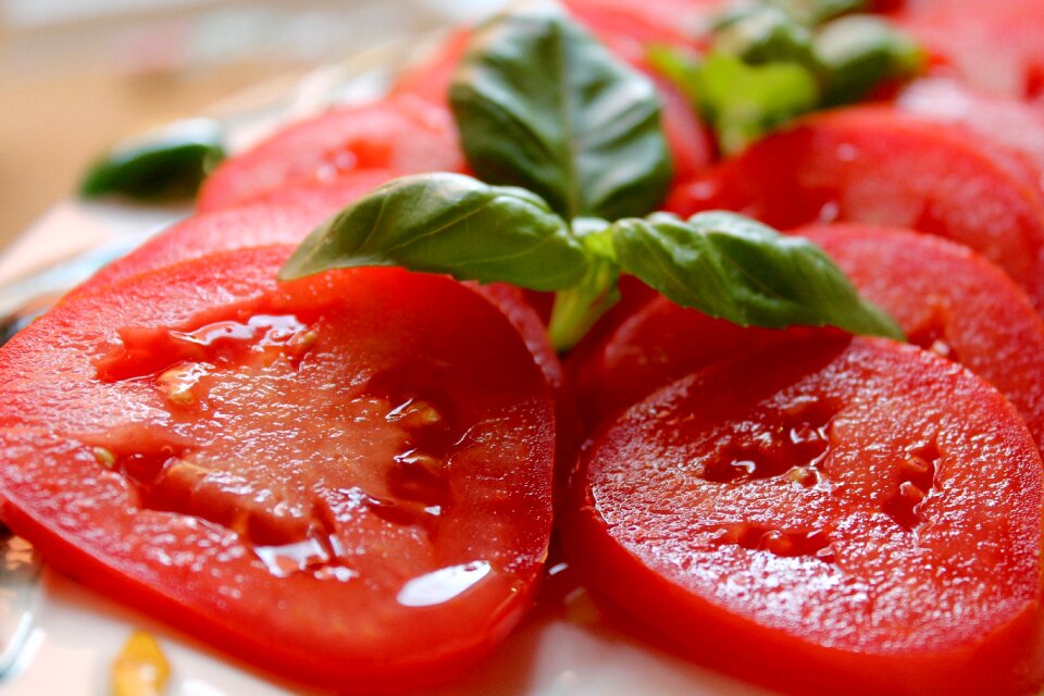 Delicious tomatoes starter
