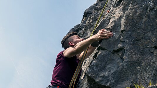 Climbing climber sport photo