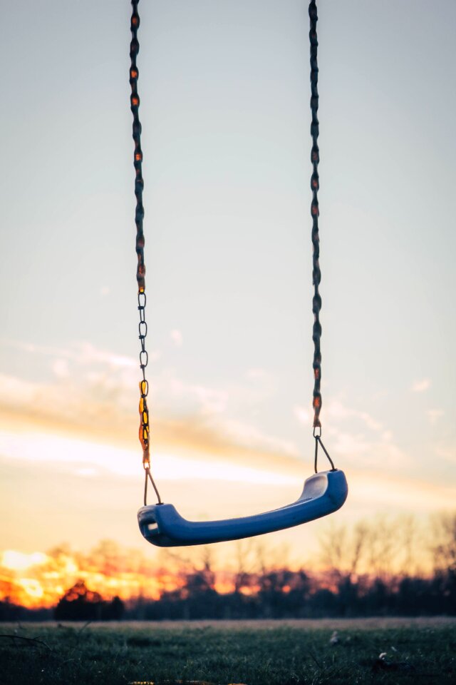 Chain sunset clouds