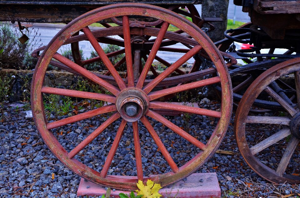 Transportation old wheel