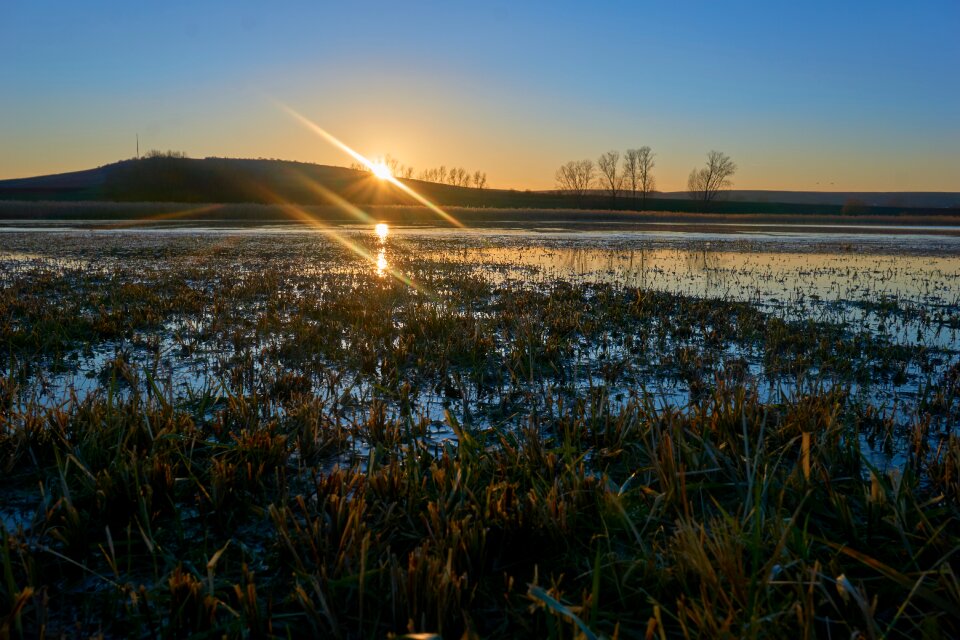 Landscape sky dawn photo