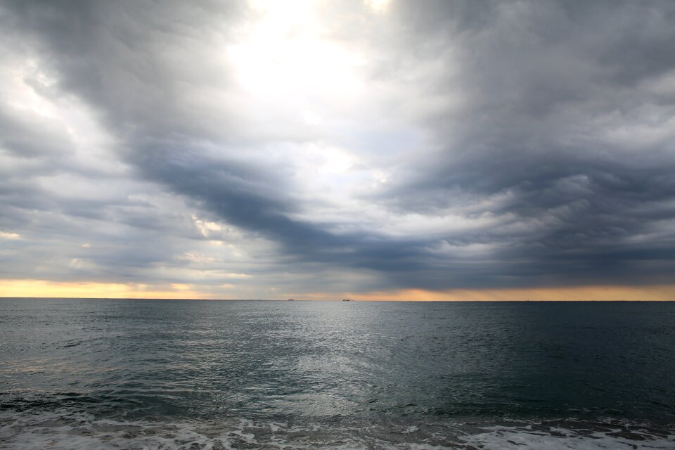 Cloudy sky cloudy dark clouds photo