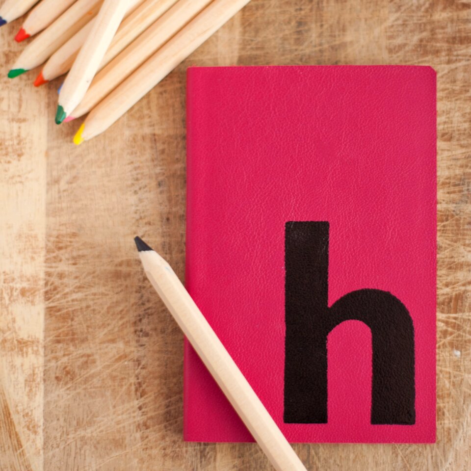 Notebook journal colored