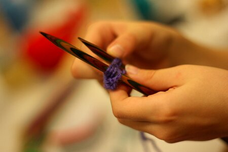 Handmade crochet needle