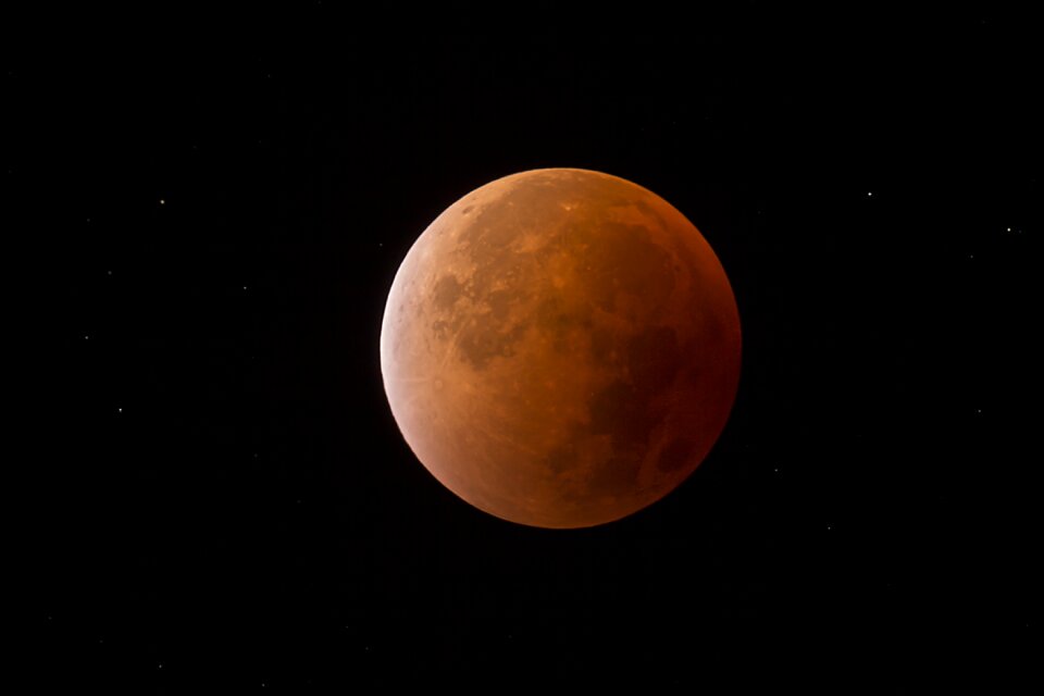 Super moon night sky red moon photo