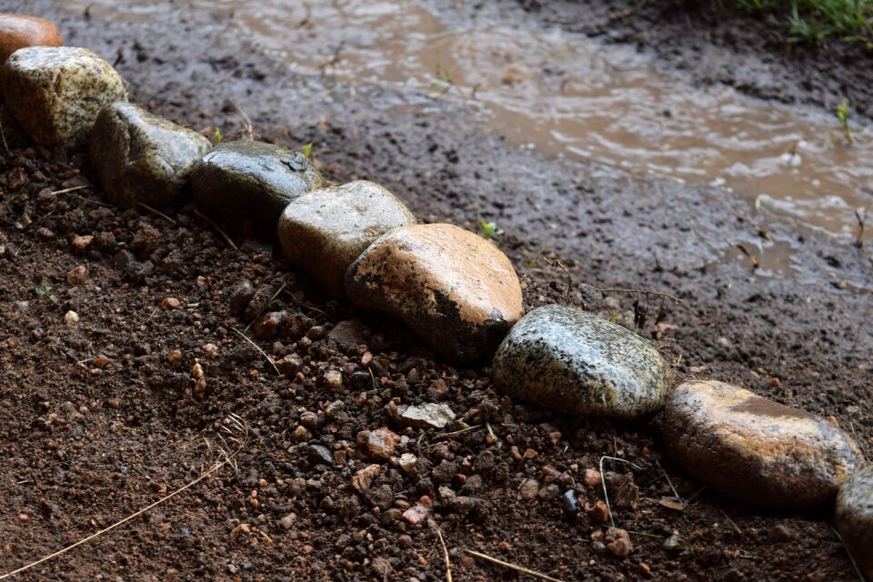 Water nature stone