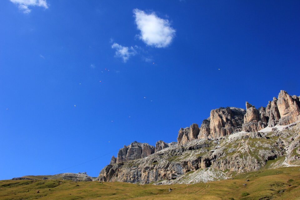 Landscape panorama rock