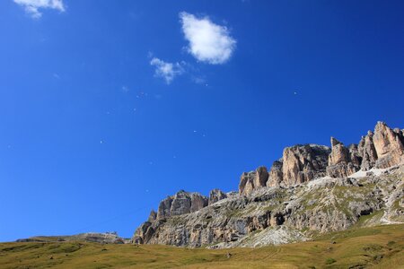 Landscape panorama rock photo