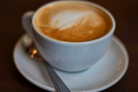Coffee cup cappuccino photo