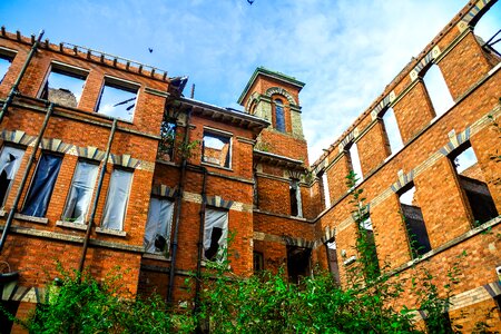 Derelict run-down interior
