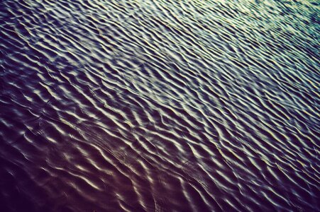 Sea surface ripples photo