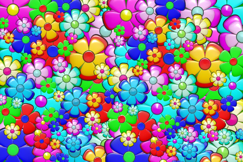 Floral design floristry pattern